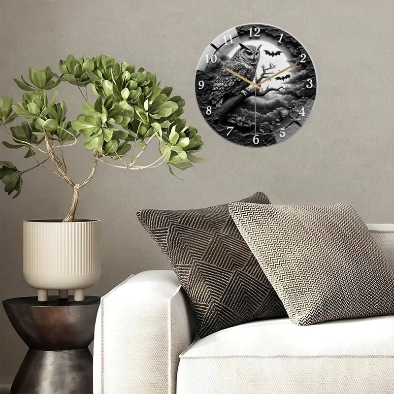 Horloge murale Owl