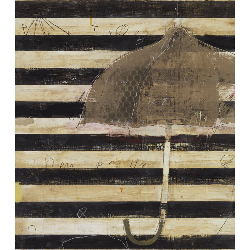 Umbrella Mood II - impression sur toile, Couche de verre, H 41 po x l 36 po