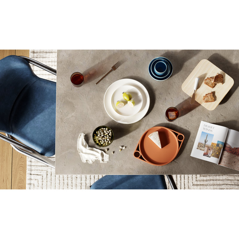 Borgen Piece Stoneware Dinnerware Set, Chalk
