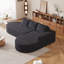Ensemble de canapé modulaire recouvert de tissu d'ameublement moderne modulaire en L de 108,5 pouces avec 3 coussins en chenille recourbée pour une combinaison de confort et de style-521358992-521358994
