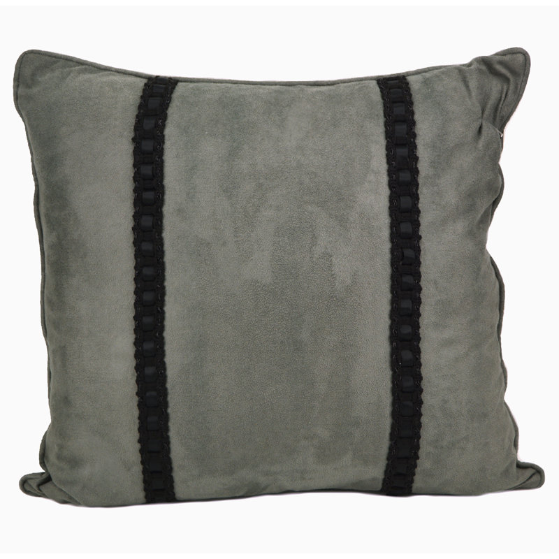 Your Lifestyle by Donna Sharp Canoe Trip Grey Decorative Throw Pillow