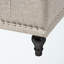 Banc de rangement rembourré en polyester beige avec plateau rabattable Ahrens, H 18,7 po x l 41,73 po-196630285-210987869