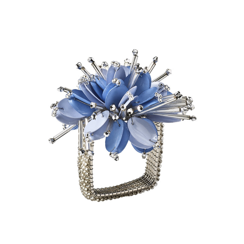 Starburst Napkin Ring, Periwinkle