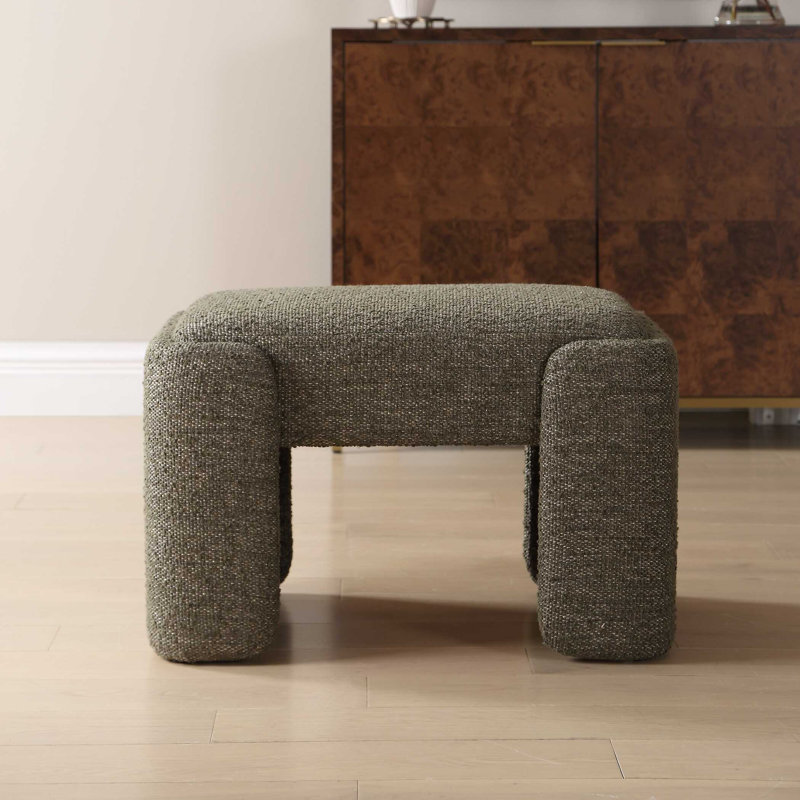 Petit banc Uttermost Angus Green Boucle