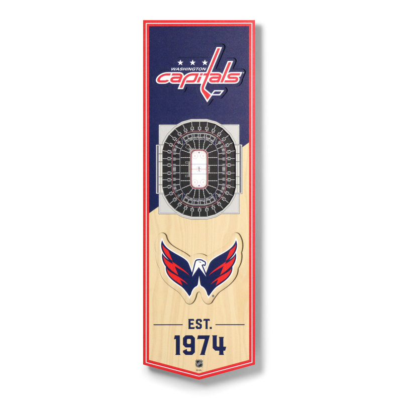 NHL 3D StadiumView 6x19 Banner, Washington Capitals