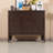 37 Inch Rustic Brown Storage Sideboard with Adjustable Shelves, Retro Metal Handles, and Solid Pinewood Legs for Living Room, Dining Room, Entryway-1017090372
