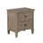 1Pc Nightstand Bedside Table With Round Pull Knobs