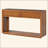 55" Console Table, Rustic Wooden Entryway Table With Storage Drawers And Open Shelf, Elegant Sofa Table For Hallway And Living Room-226142396
