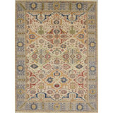 Clearance One-of-a-Kind Rectangle 9' X 12'2" Hand Knotted Area Rug