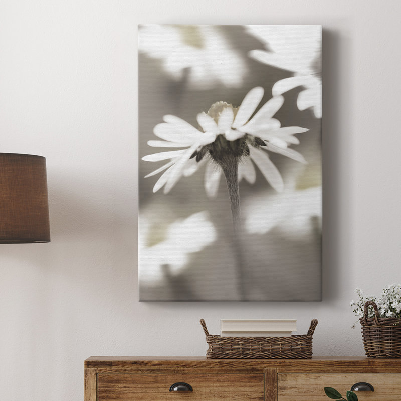 Daisy II stylisé - Cavas enveloppés de galerie, H 18 po x l 12 po