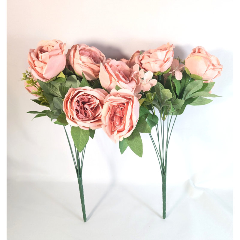 Peonies Silk Flowers, Pink