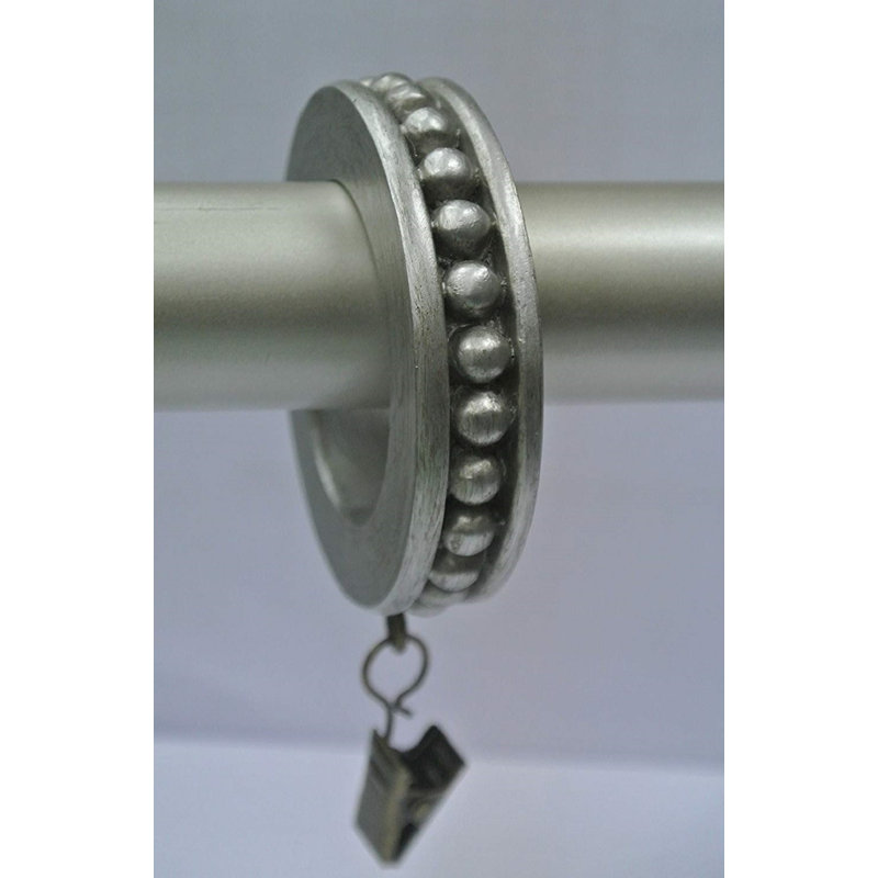 Speight Curtain Rings, Pewter