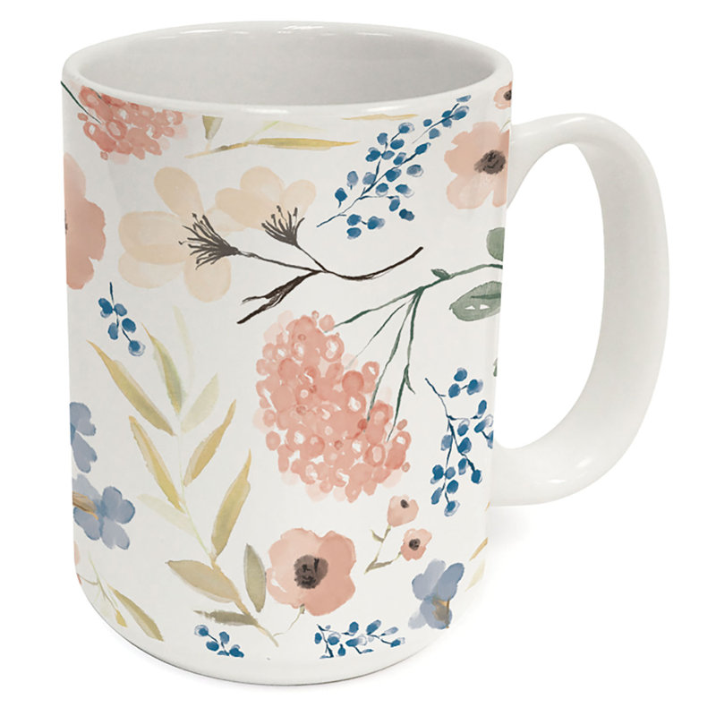 15 oz. Tasse décorative en céramique