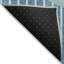 Tapis bleu sarcelle lavable à la machine intérieur / extérieur ACN994-367376496