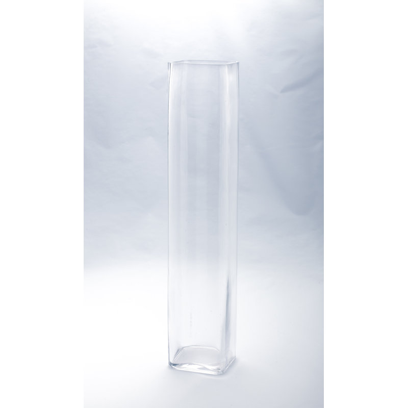 Brian-Anthony Glass Table Vase, 24" H x 5" W x 5" D
