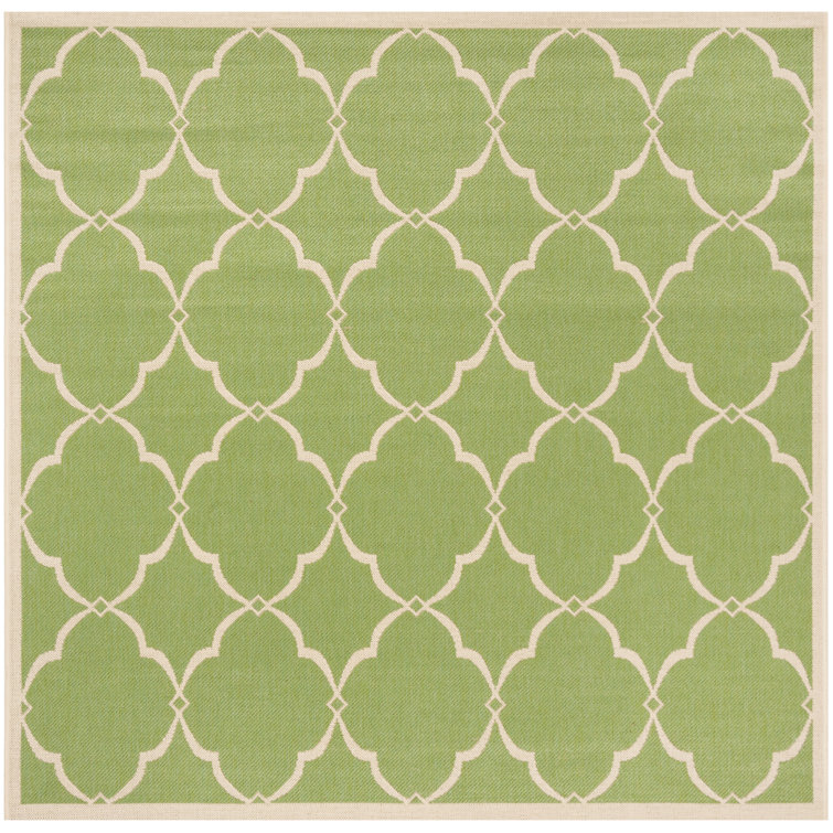 Bascom Geometric Hand Woven Indoor / Outdoor Area Rug