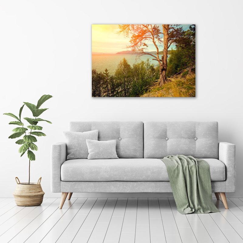 Scandinavia Lake - Wrapped Canvas Print