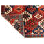 Tapis unique rouge / bleu / beige noué à la main de haute qualité