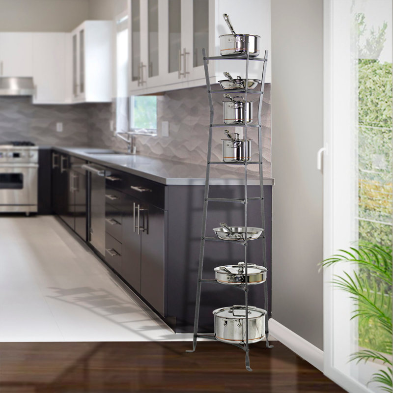 Handcrafted 8-Tier Gourmet Cookware Stand