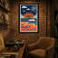 Affiche de voyage rétro Scenic & Cityscapes Monaco Grand Prix-469329257