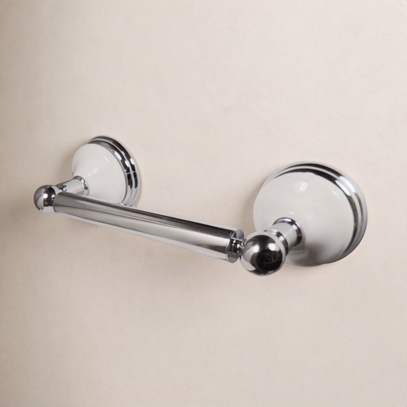 Porte-papier hygiénique Kingston, Chrome poli