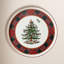 Plateau tournant tartan 13 po