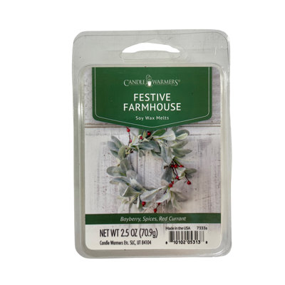 Seasonal Scented Unscented Flameless Wax Melt Candle