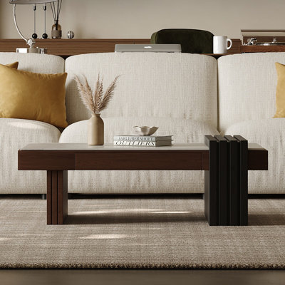 Italian minimalist rectangular coffee table