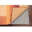 Tapis beige en laine noué à la main de conception unique 4 pi x 5 pi 9 po New Age