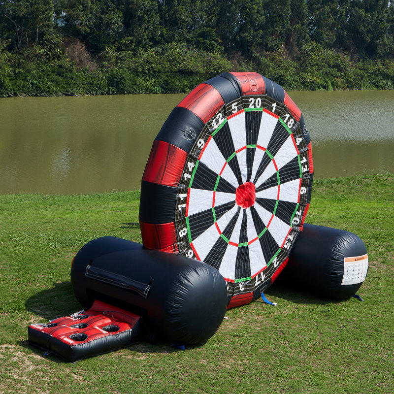 Jeu de fléchettes de soccer gonflable JumpOrange 10 pi (avec souffleur)