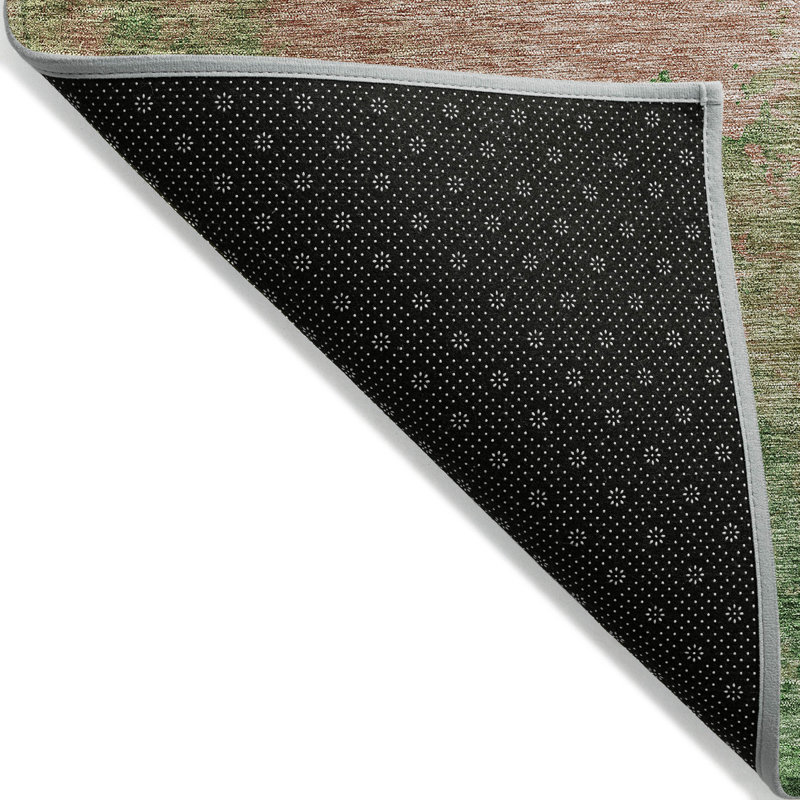 Tapis intérieur / extérieur rose Julian , 9 pi x 12 pi