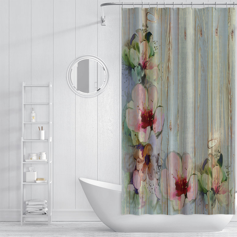 Rideau de douche simple Fayerweather, 70 po x 90 po