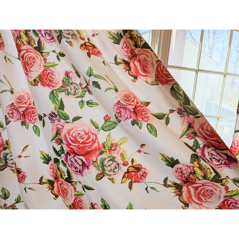 Candyce Semi Sheer Curtain Pair, 54" W x 108" L
