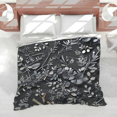 Édredon à motif floral Leafy Bedding