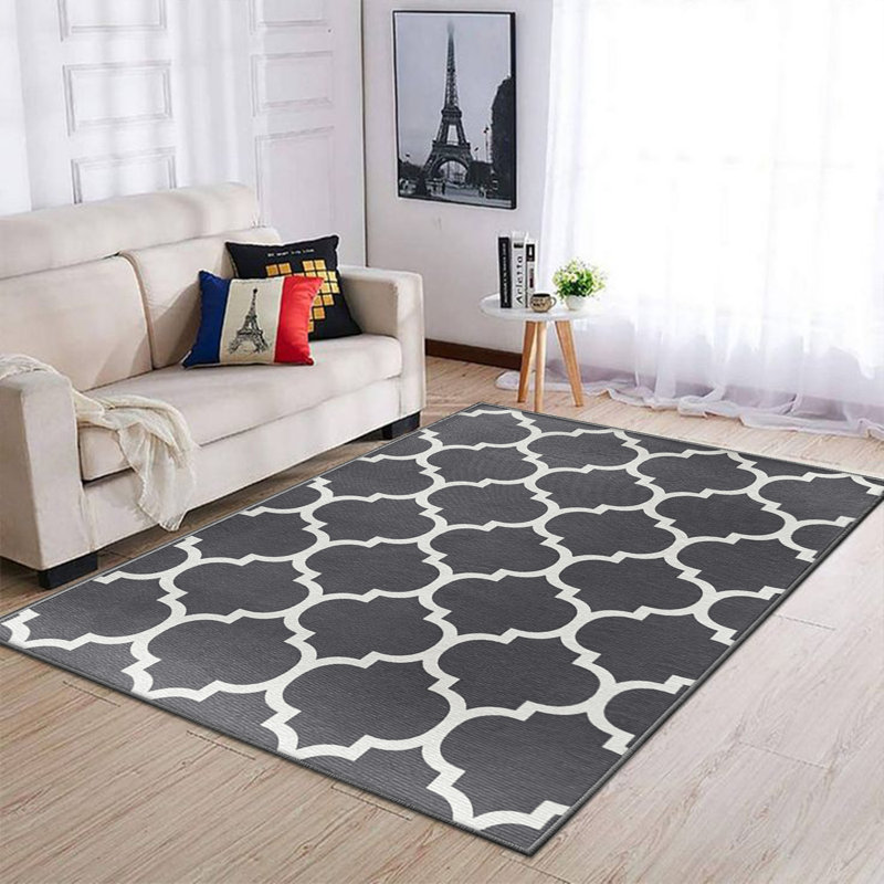 Contemporary Soft Plush Decorative Carpet for Home Abstract Machine Printed  Area Rug, Rectangle 200 x 290 cm