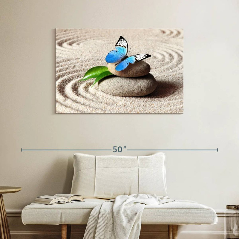 Brampt Peaceful Butterfly, 26" H x 39" W