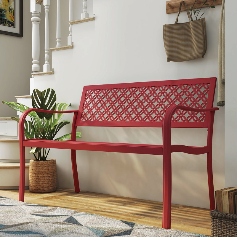 Iron Bench, Cherry Red