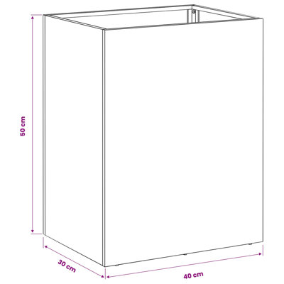 Stainless Steel Outdoor Raised Garden Bed