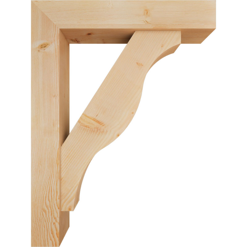 Support Funston Block avec support décalé, 48 po x 36 po, Sapin Douglas de l 7 1/2 (lisse)
