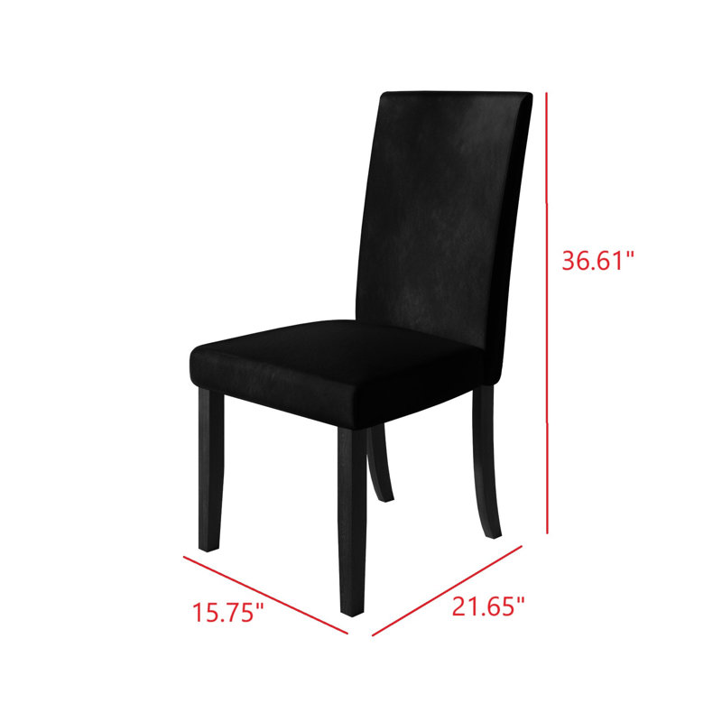 Skokie Dining Chair , Black