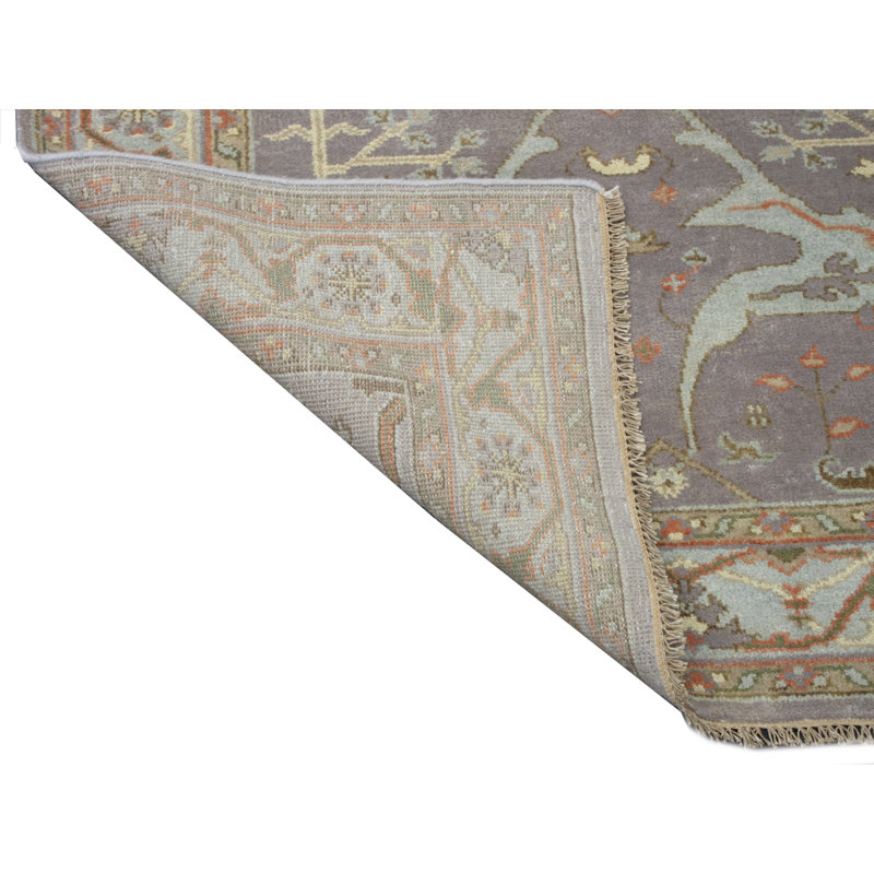 Tapis gris Oushak 5 x 8
