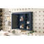 Armoire de salle de bain bleue-130803415