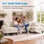 Canapé-lit modulaire convertible en U en chenille-1795498231