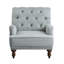 Chaise de salon en velours touffeté en polyester 34 po Auguust-940276439