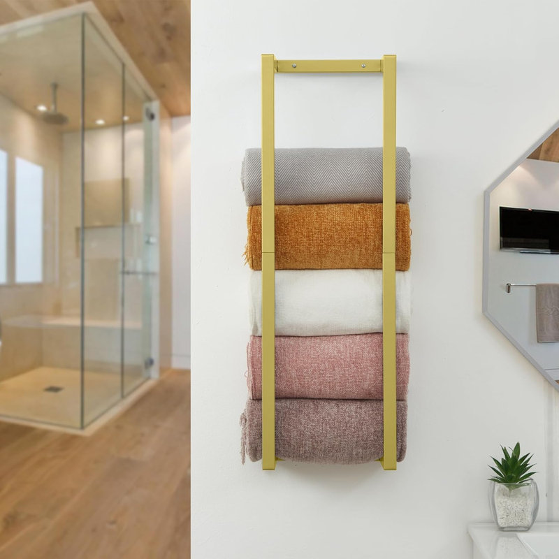 bathroom towel rack