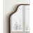 Aransa Scalloped Rectangle Wall Mirror-655899992-564624755