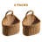 2 PACK Ginger Garlic Storage Basket Bread Basket Weaving Basket Egg Storage Kitchen Storage Holder-1687400133