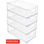 Bacs de rangement en plastique empilables Sorbus
