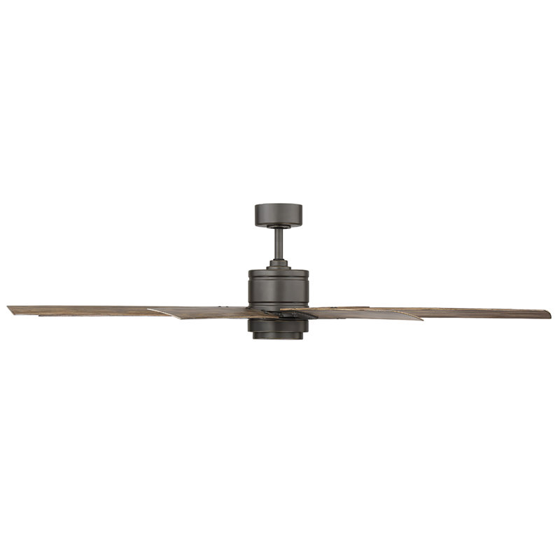 Renegade 8 - Blade Outdoor Integrated LED Smart Standard Ceiling Fan with Remote Control and Light Kit Included, 2700K, 66"