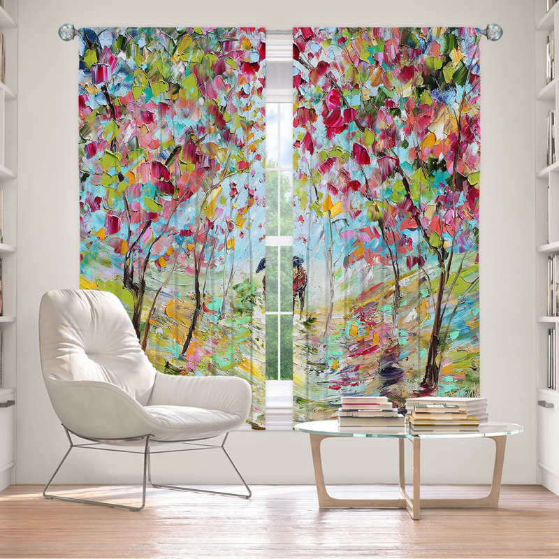 Rideau en polyester, L 40 po x L 82 po